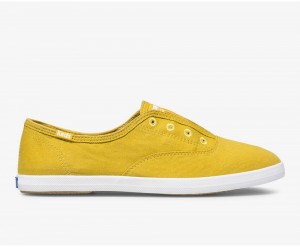 Keds Chillax Seasonal Washable Yellow | 4193-MCSQA