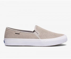 Keds Double Decker Suede Grey | 2390-WAMZU