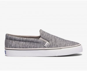 Keds Jump Kick Slip Jersey Grey | 8910-VHZAC