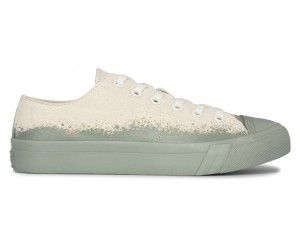 Keds Royal Lo Spray Foxing Beige / Green | 6907-JUOMB