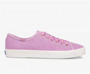 Keds x Kate Spade New York Kickstart Logo Foxing Purple | 0965-KNOVP