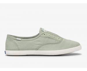 Keds x Organic Cotton Chillax Washable Green | 4390-WZKJD