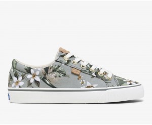 Keds x Organic Cotton Jump Kick Tropical Green | 6984-KAXGR