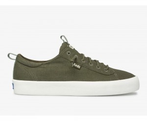 Keds x Organic Cotton Kickback Washable Green | 2914-TFHIM