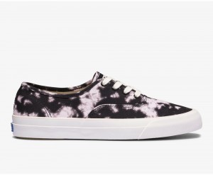 Keds x Organic Cotton Surfer Tie Dye Black / Purple | 8312-WYTFK