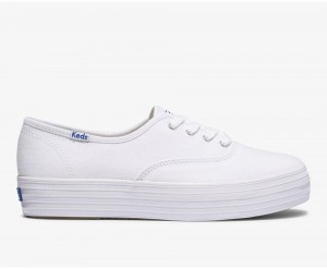 Keds x Organic Cotton Triple White | 5329-VMXFQ