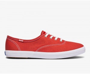 Keds x Organic Cotton Washable Champion Red | 3285-MJNOQ