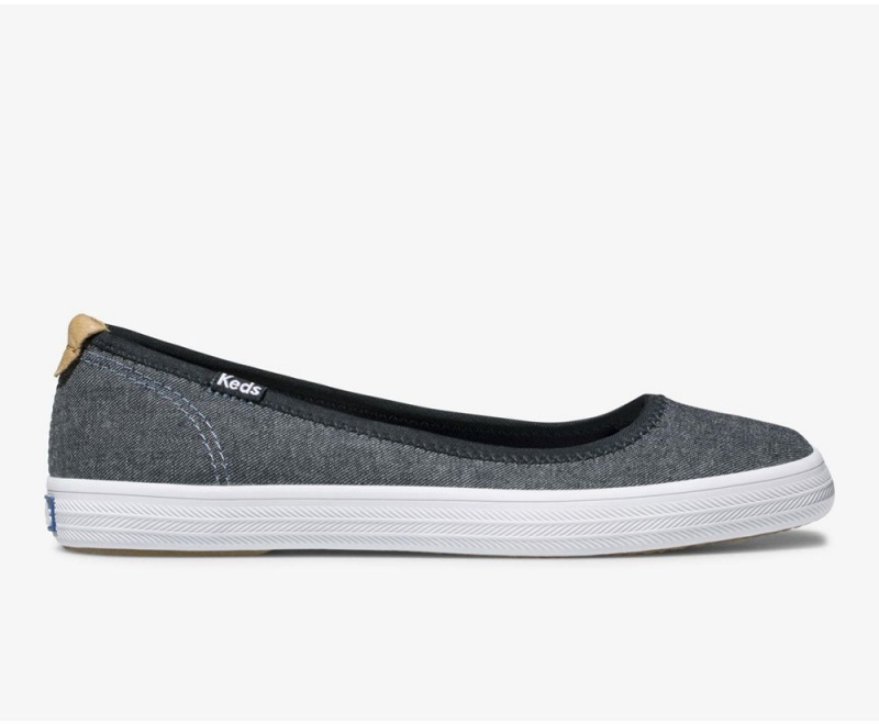 Keds Bryn Chambray Navy | 0574-NYOSZ