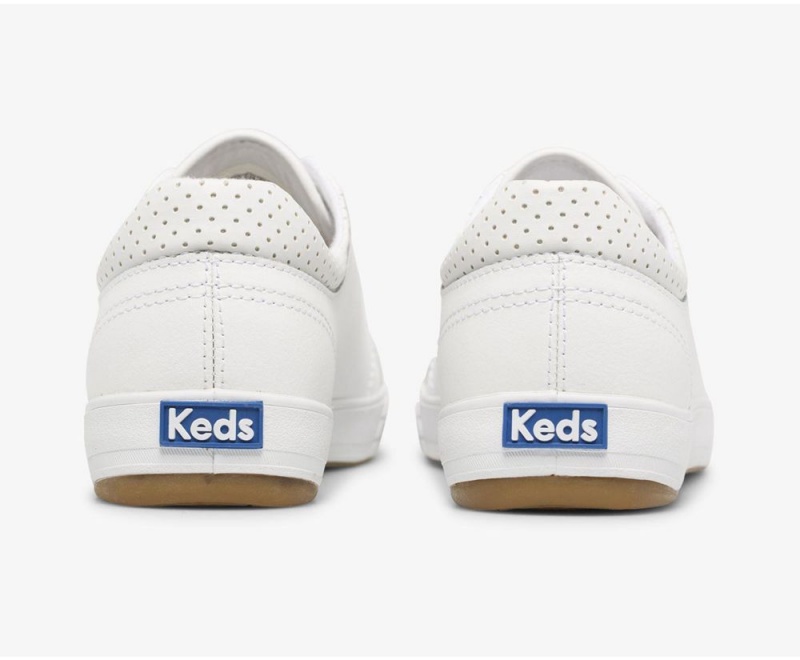 Keds Center II Leather White | 5294-RWTIC