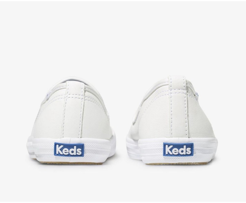 Keds Champion Leather White | 9154-BFMUN