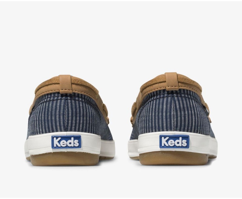 Keds Charter Stripe Navy | 1689-AUPEK