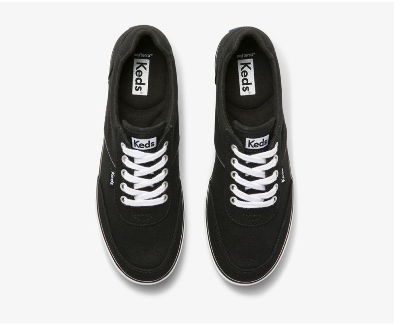 Keds Courty II Canvas Black | 1497-XURBM