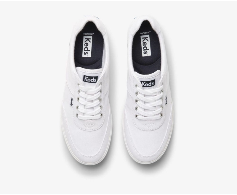 Keds Courty II Canvas White | 4639-VZJST