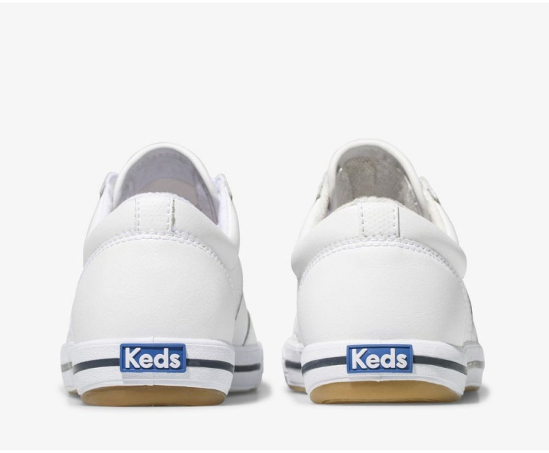 Keds Courty Leather White | 4831-TFCVW