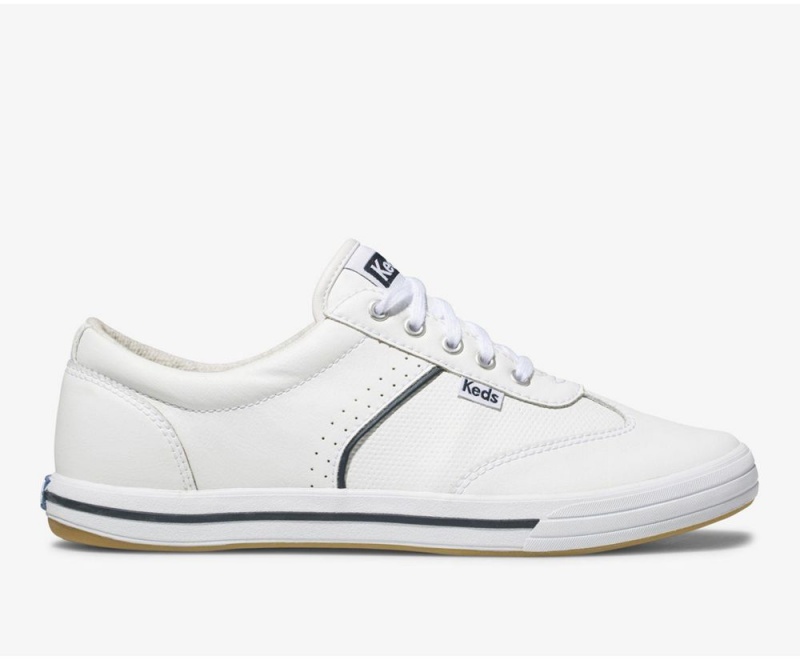 Keds Courty Leather White | 4831-TFCVW