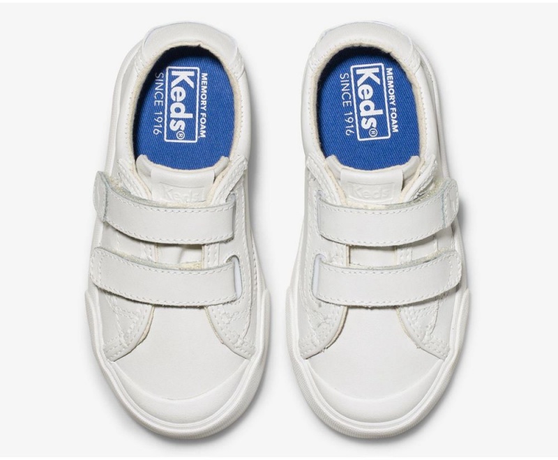 Keds Crew Kick 75 2V Leather White | 1836-WCHAS