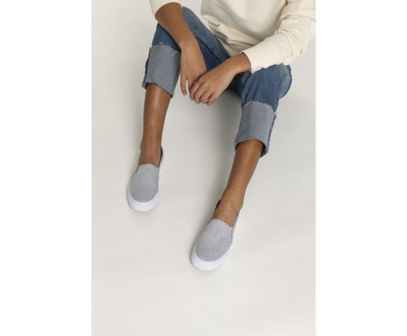 Keds Double Decker Heathered Woven Grey | 1652-UVOPA