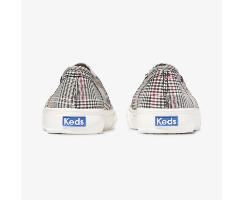 Keds Double Decker Plaid Black / Multicolor | 0867-EYKGM