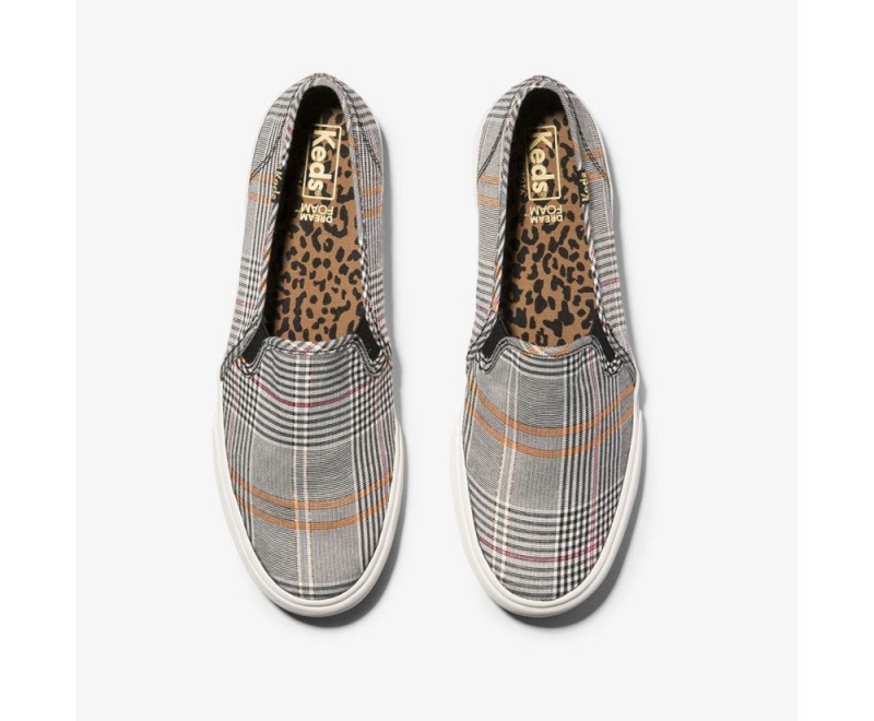 Keds Double Decker Plaid Black / Multicolor | 0867-EYKGM