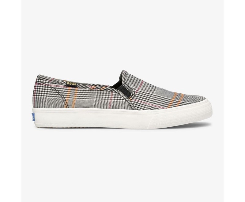 Keds Double Decker Plaid Black / Multicolor | 0867-EYKGM