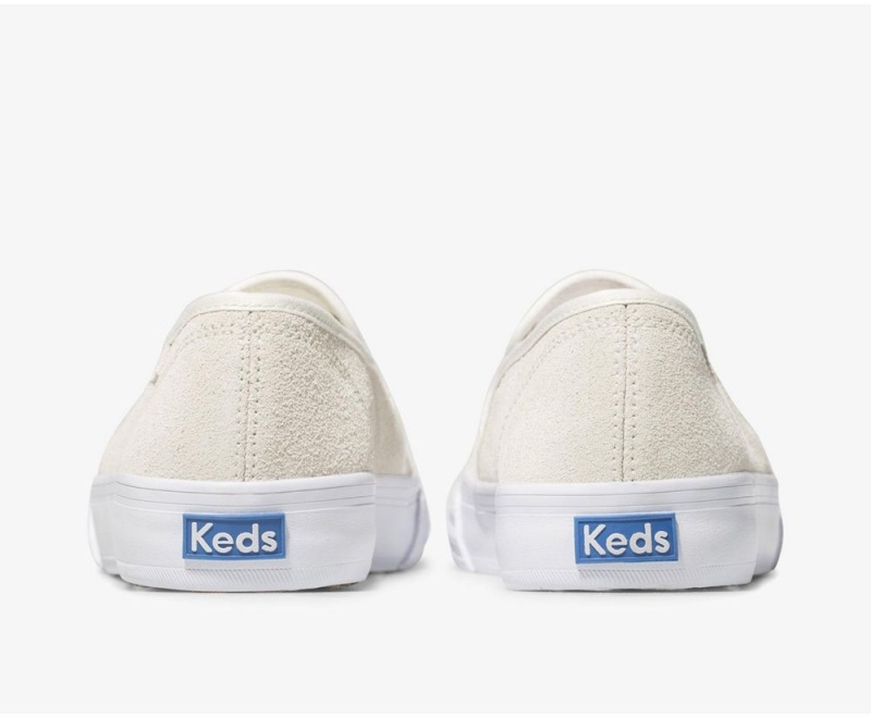 Keds Double Decker Suede Beige | 3468-QJBPI