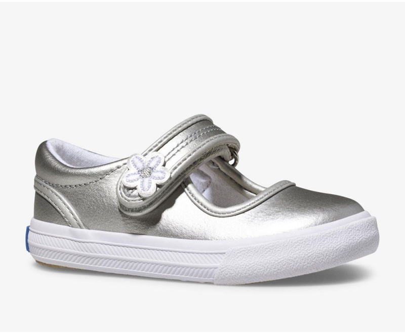 Keds Ella Mary Jane Silver | 3270-AIYKB