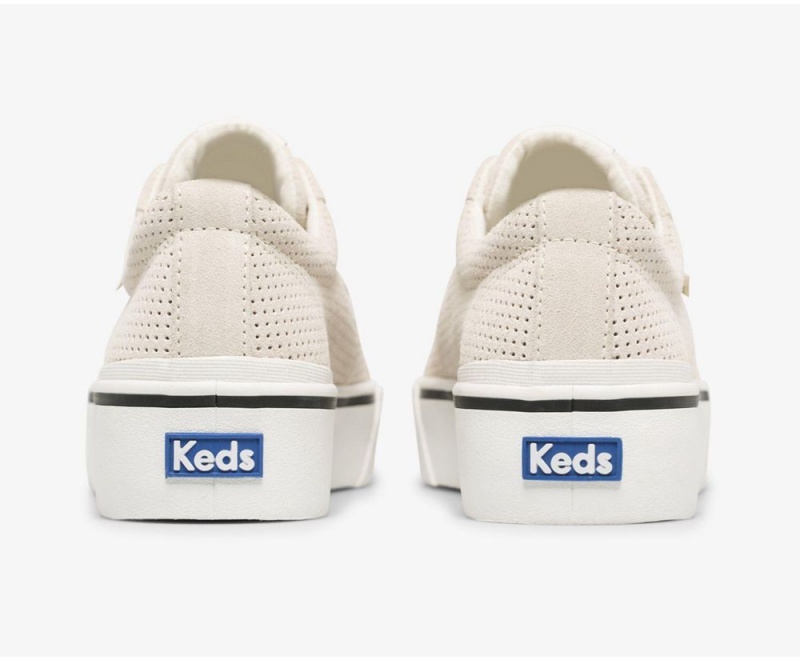 Keds Jump Kick Duo Suede Beige | 2816-PCAZX