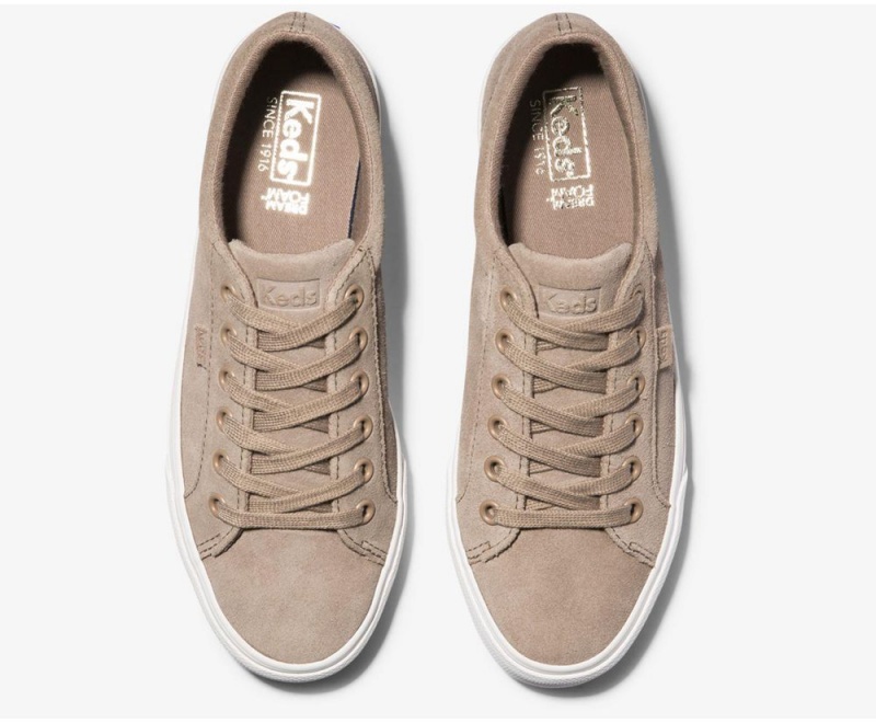 Keds Jump Kick Suede Grey | 2073-DGWUH