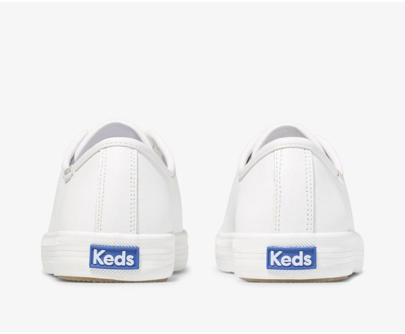 Keds Kickstart Leather White | 4351-KTMAJ