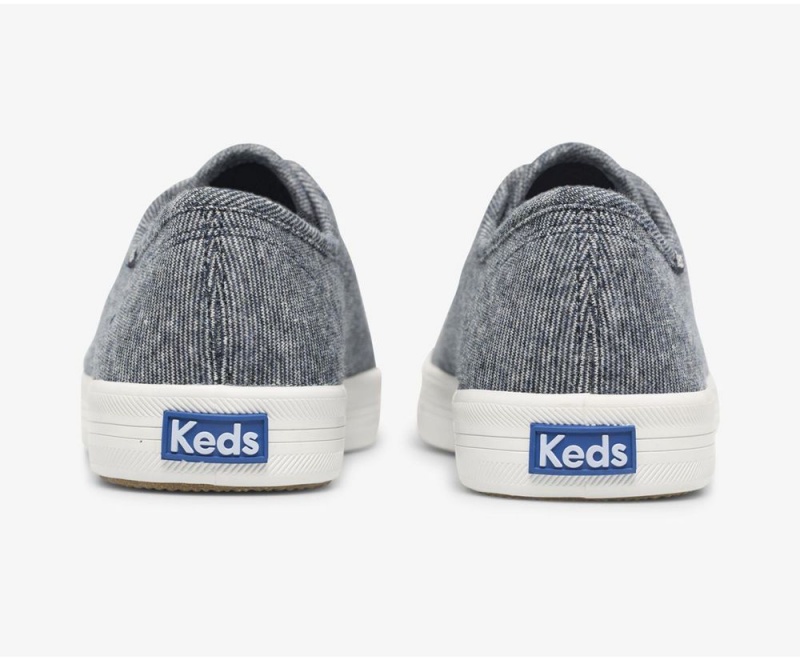 Keds Kickstart Stripey Jersey Navy | 3651-IBGQH