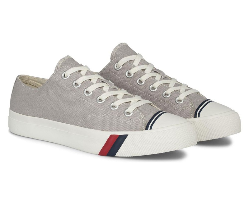 Keds Royal Lo Canvas Grey | 9675-SKBOF