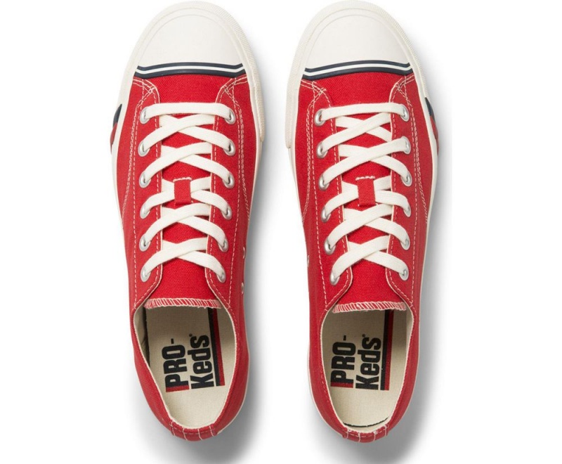 Keds Royal Lo Canvas Red | 3294-QSVDG