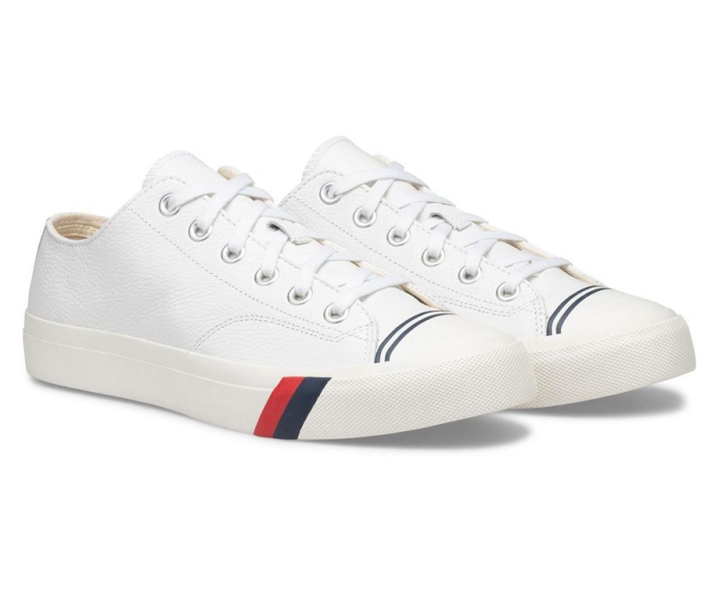 Keds Royal Lo Classic Leather White | 0781-MZFNP