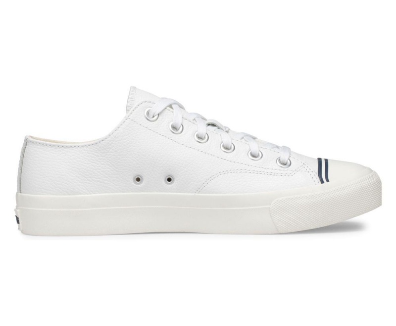 Keds Royal Lo Classic Leather White | 0781-MZFNP