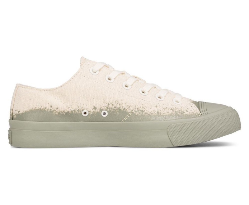 Keds Royal Lo Spray Foxing Beige / Green | 6907-JUOMB