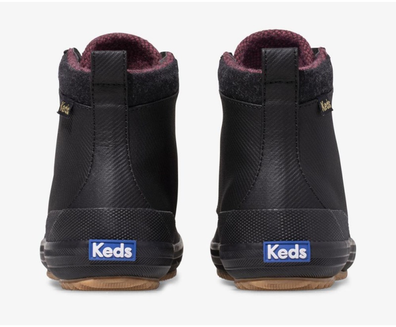 Keds Scout Boot II Water Black | 1349-LGVDZ