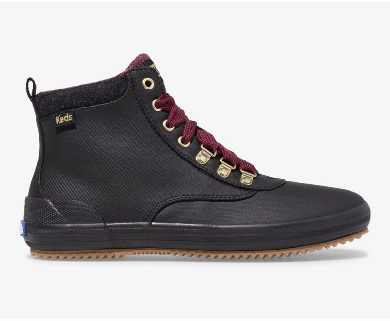 Keds Scout Boot II Water Black | 1349-LGVDZ