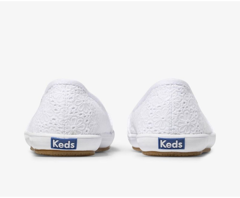 Keds Teacup Eyelet White | 1246-TKAZR