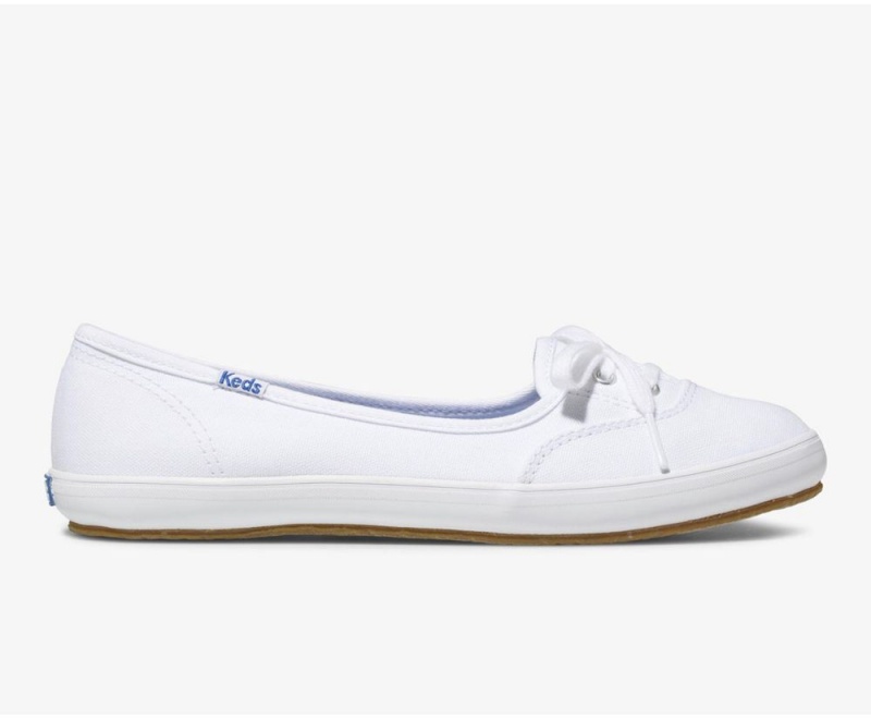 Keds Teacup Twill White | 7124-KFMNC