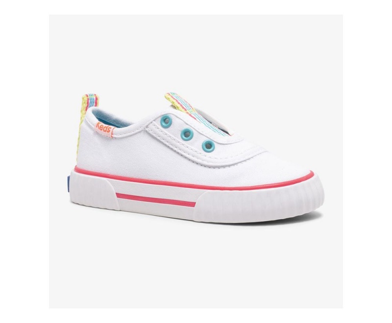 Keds Topkick Washable Jr. White | 6407-KICHB