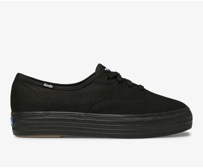 Keds Triple Black | 0478-LJDUC