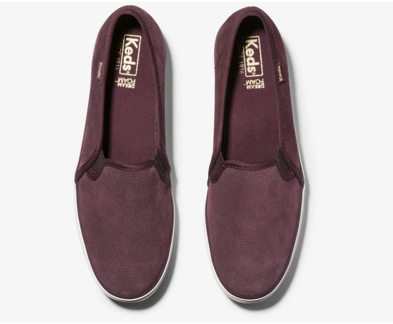 Keds Triple Decker Suede Burgundy Burgundy | 1309-YCLOJ