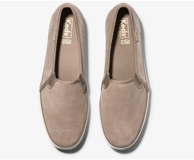 Keds Triple Decker Suede Grey | 1507-UQXPO