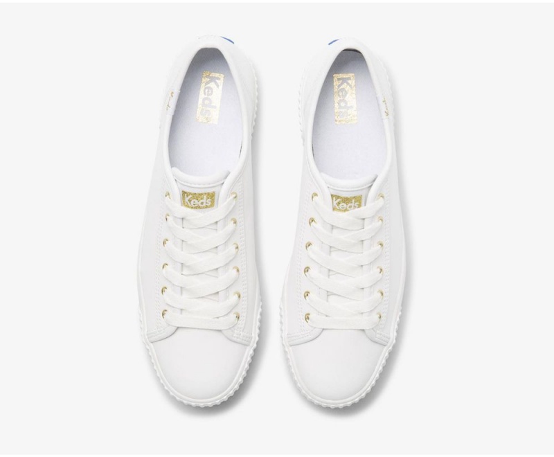 Keds Triple Kick AMP Leather White | 3610-GNKPZ