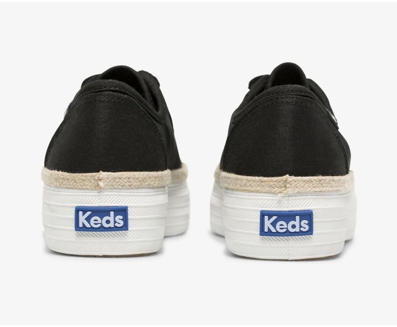 Keds Triple Kick Monomesh Black | 1293-MQVHD