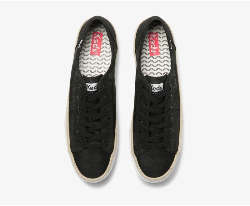 Keds Triple Kick Monomesh Black | 1293-MQVHD