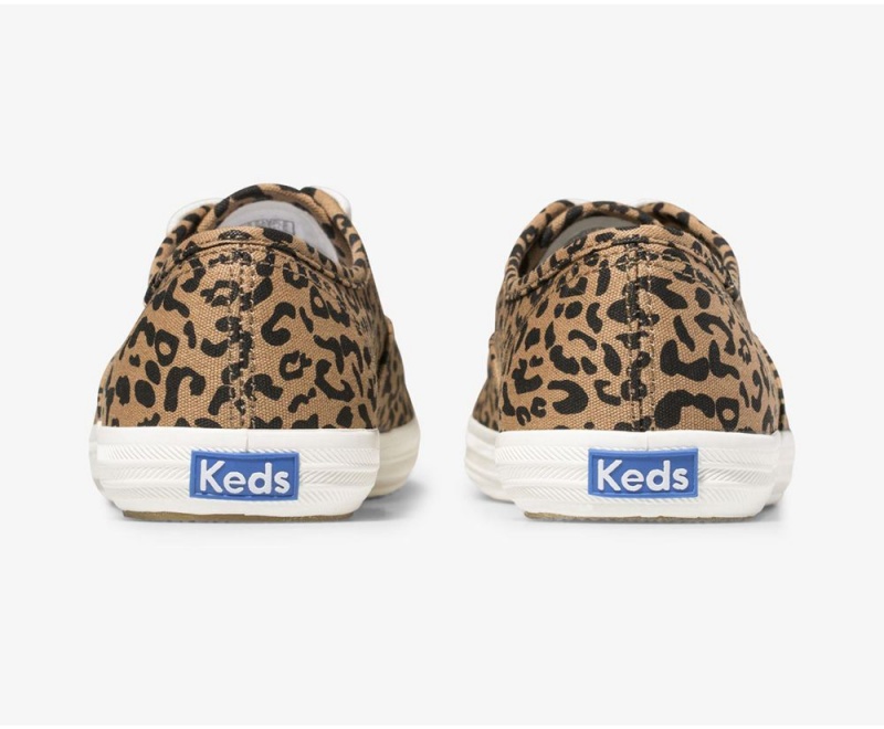 Keds Washable Champion Animal Brown | 7159-WPQUC