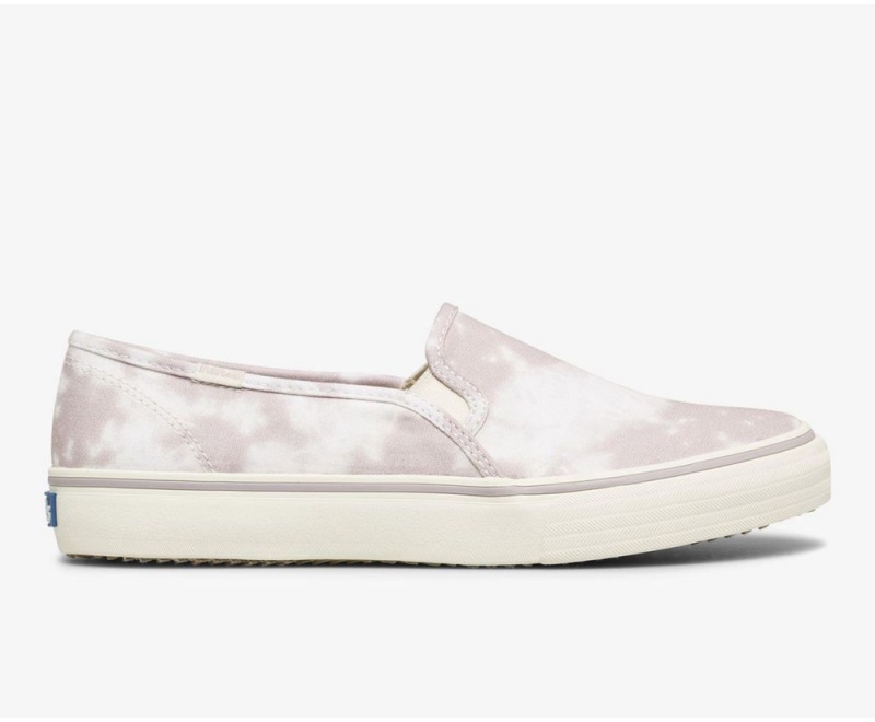 Keds Washable Double Decker Tie Dye Purple | 1436-BADRV