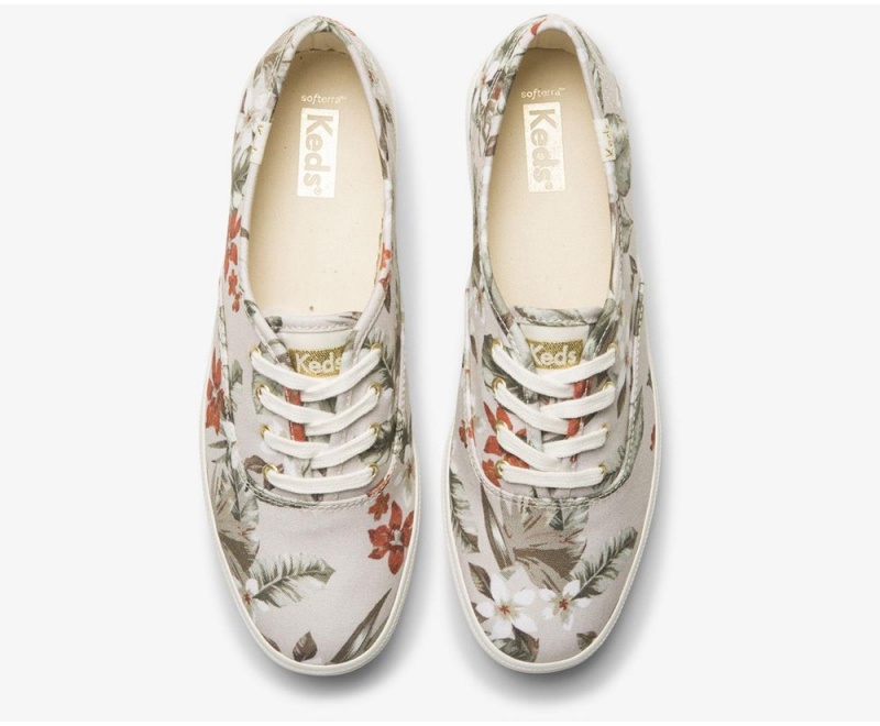 Keds x Organic Cotton Champion Tropical White / Multicolor | 9284-NHVQG