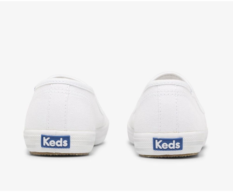 Keds x Organic Cotton Champion White | 2107-ZVXWQ